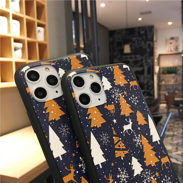 Θήκη για Iphone 11 Pro σε σκούρο μπλε χρώμα και μοτίβο Χριστουγέννων