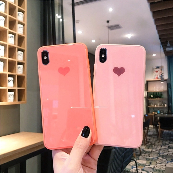 Θήκη καρδιάς σιλικόνης για Iphone X / XS και Iphone XS Max