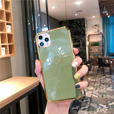 Θήκη για Iphone 11 Pro Max με γράμματα LOVE ME σε πράσινο, μπορντό και μπλε χρώμα