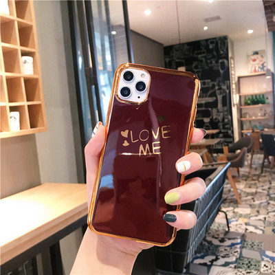 Θήκη για Iphone 11 Pro Max με γράμματα LOVE ME σε πράσινο, μπορντό και μπλε χρώμα