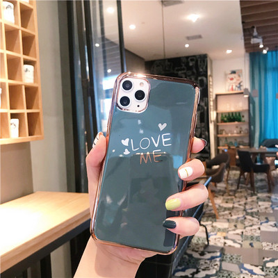 Θήκη για Iphone 11 Pro Max με γράμματα LOVE ME σε πράσινο, μπορντό και μπλε χρώμα