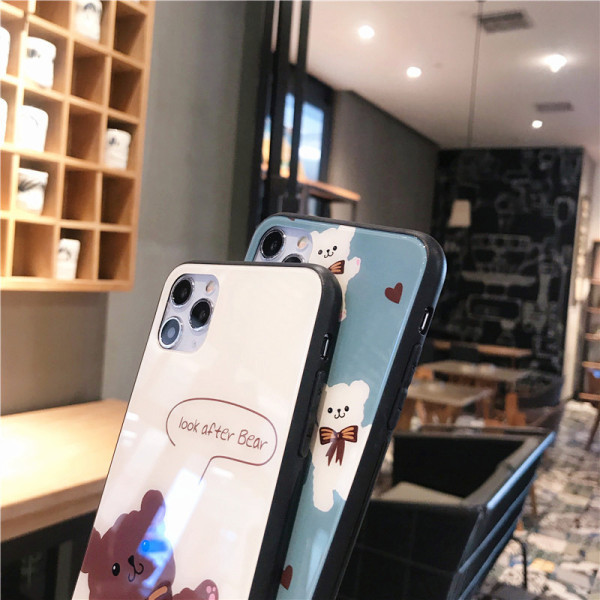 Husa pentru Iphone 11 Pro Max cu ursuleti - doua modele