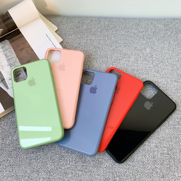 Μονόχρωμη θήκη σιλικόνης για το Iphone 11 Pro Max σε πέντε χρώματα