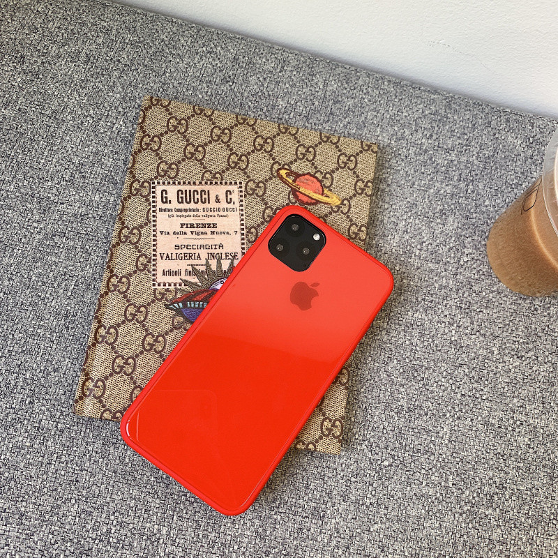 Μονόχρωμη θήκη σιλικόνης για το Iphone 11 Pro Max σε πέντε χρώματα