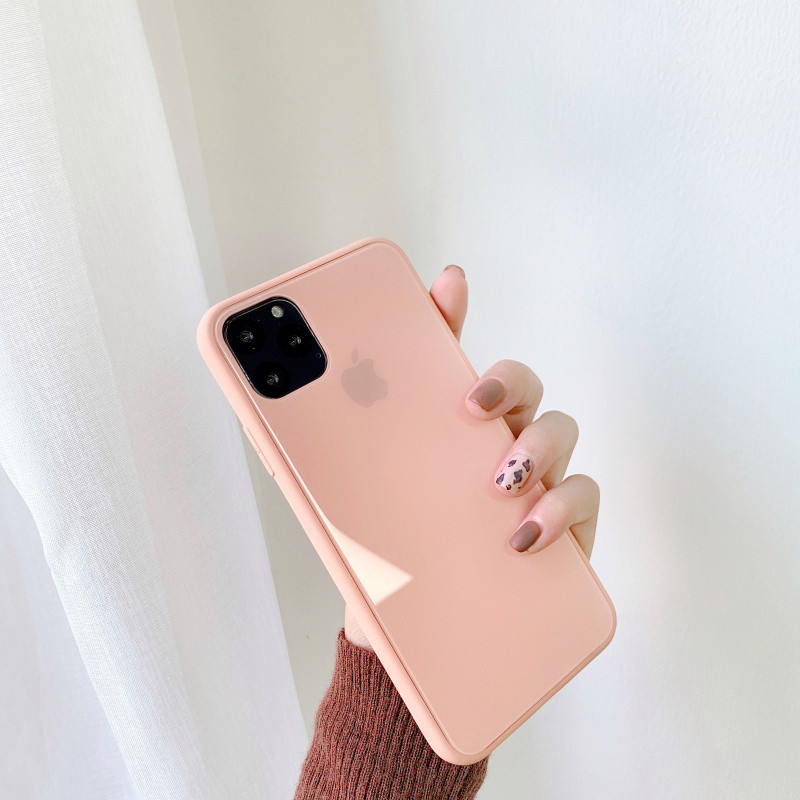Μονόχρωμη θήκη σιλικόνης για το Iphone 11 Pro Max σε πέντε χρώματα