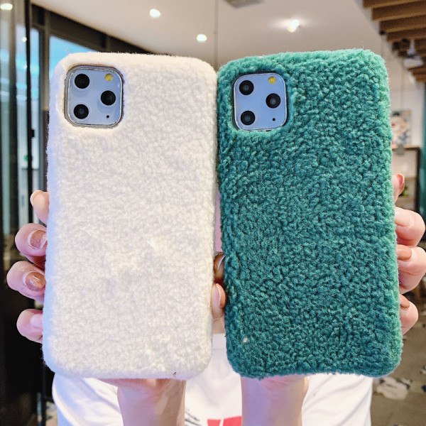 Едноцветен твърд пухен гръб за Iphone 11 Pro Max в пет цвята