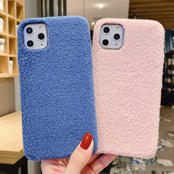 Едноцветен твърд пухен гръб за Iphone 11 Pro Max в пет цвята