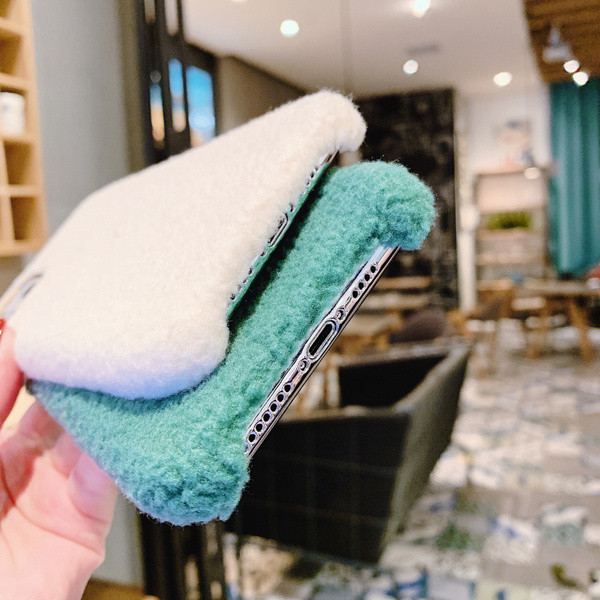 Едноцветен твърд пухен гръб за Iphone 11 Pro Max в пет цвята