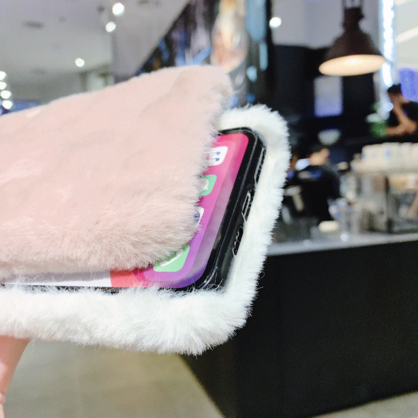 Χνουδοτή  θήκη για το Iphone 11 Pro Max σε τέσσερα χρώματα