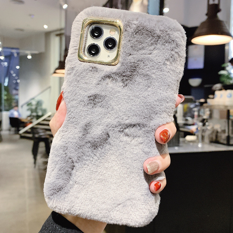 Χνουδοτή  θήκη για το Iphone 11 Pro Max σε τέσσερα χρώματα