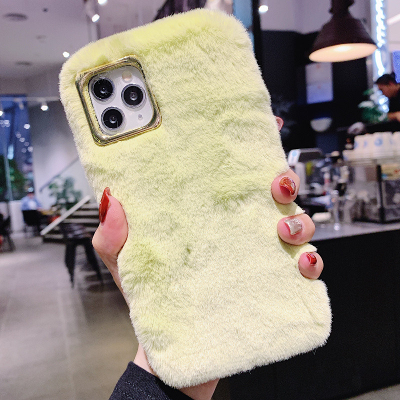 Χνουδοτή  θήκη για το Iphone 11 Pro Max σε τέσσερα χρώματα