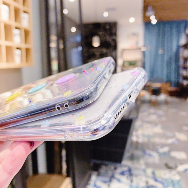 Θήκη σιλικόνη διαφανή για Iphone X / XS με τέσσερα χαμογελαστά πρόσωπα