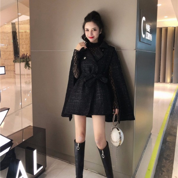 Κομψό γυναικείο παλτό με  ζώνη