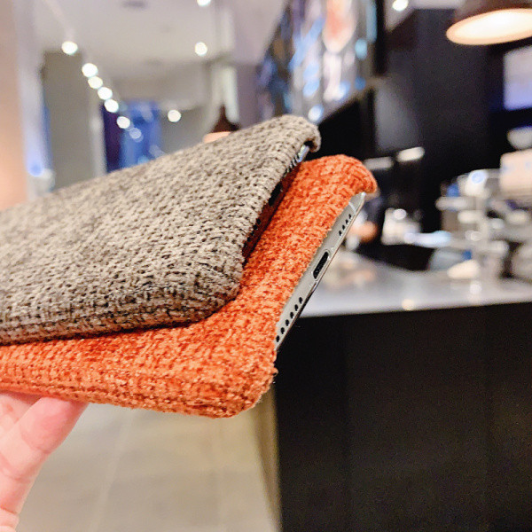 Σκληρή θήκη - πλάτη για Iphone XS Max σε καφέ, πορτοκαλί, μπλε και μπεζ χρώμα