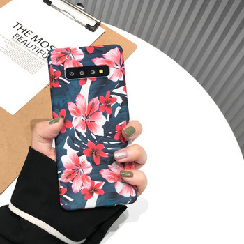 Στερεα θήκη πλάτη για το Samsung s10 με floral right - τρία μοντέλα