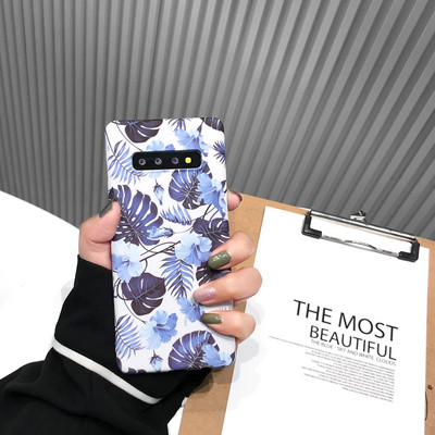 Твърд гръб за Samsung s10 с флорален десен - три модела