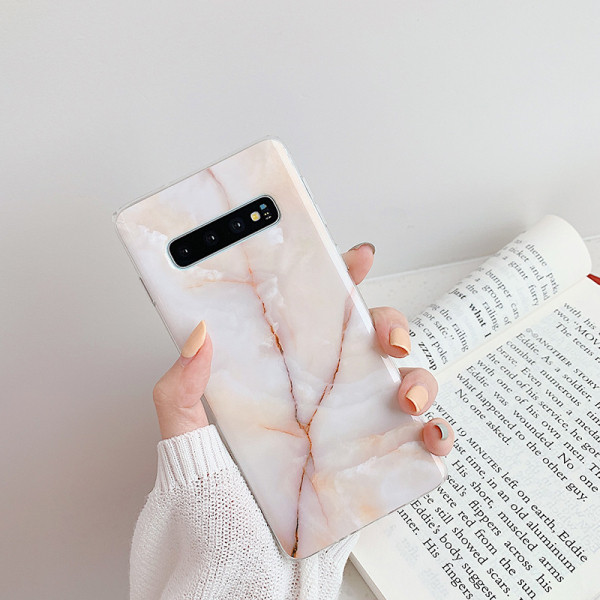 Θήκη σιλικόνης  για Samsung s10 σε διάφορα χρώματα με μάρμαρο εφέ