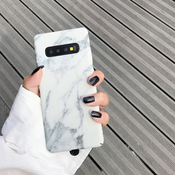 Νέο μοντέλο θήκη  για Samsung s10 σε γκρι και άσπρο χρώμα με μάρμαρο εφέ