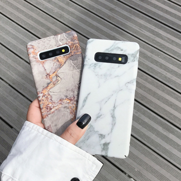 Νέο μοντέλο θήκη  για Samsung s10 σε γκρι και άσπρο χρώμα με μάρμαρο εφέ
