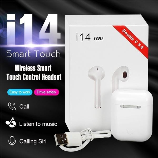 Bluetooth слушалки TWS i14s