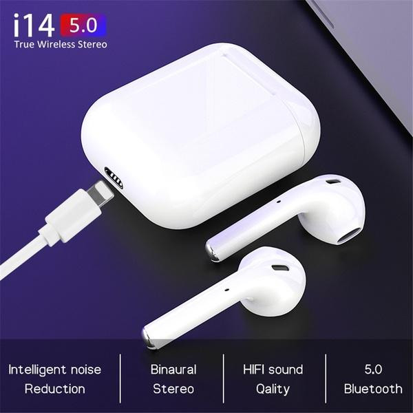 Bluetooth слушалки TWS i14s