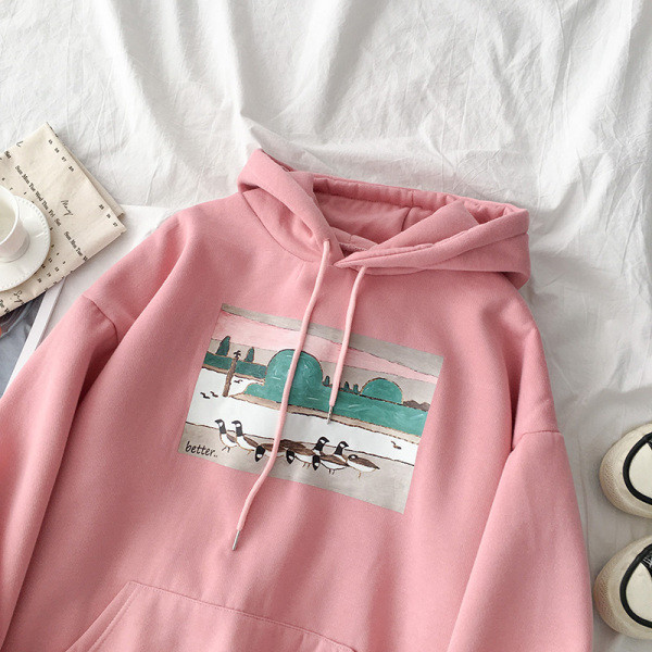 Γυναικείο casual πουλόβερ σε τρία χρώματα με εφαρμογή και τσέπη