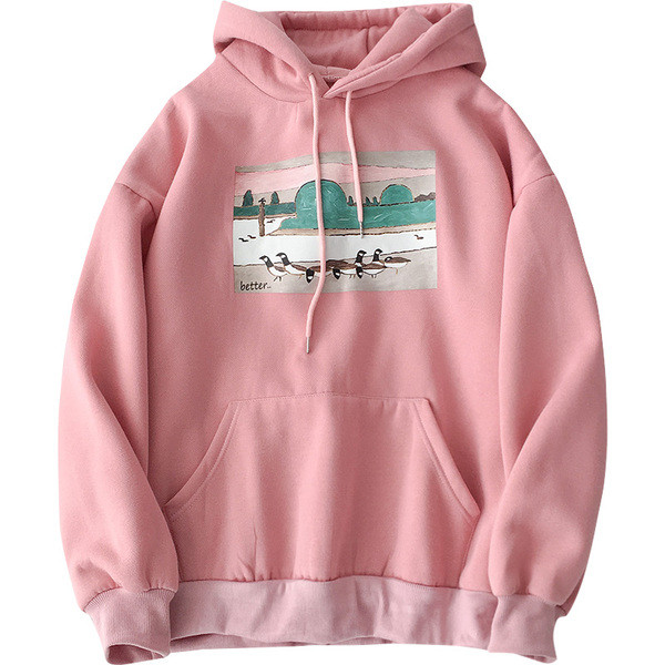 Γυναικείο casual πουλόβερ σε τρία χρώματα με εφαρμογή και τσέπη