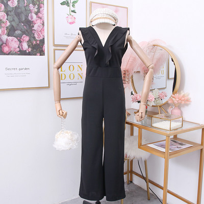 Γυναικεία ολόσωμη φόρμα με λαιμόκοψη - σε διάφορα χρώματα