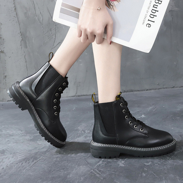 Női téli csizma eko bőrből, télire alkalmas fekete színben