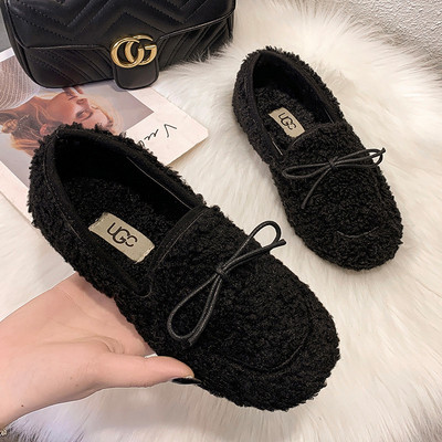 Női alkalmi pehelypapucs lapos talppal, fehér, fekete, barna és bézs színben