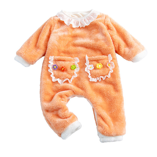 Gyerek pizsama lányoknak rózsaszín és narancssárga színben, zsebekkel