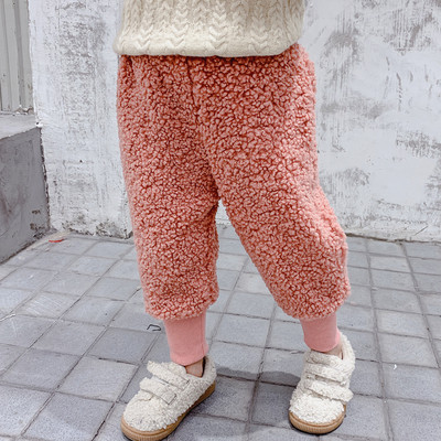 Gyermek téli nadrág lányoknak három színben gumis derékkal