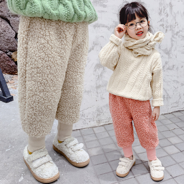 Gyermek téli nadrág lányoknak három színben gumis derékkal