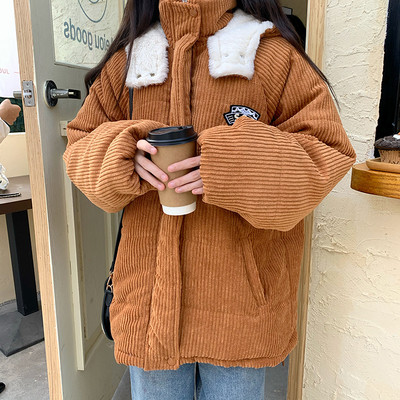 Női alkalmi kabát két színben kapucnival