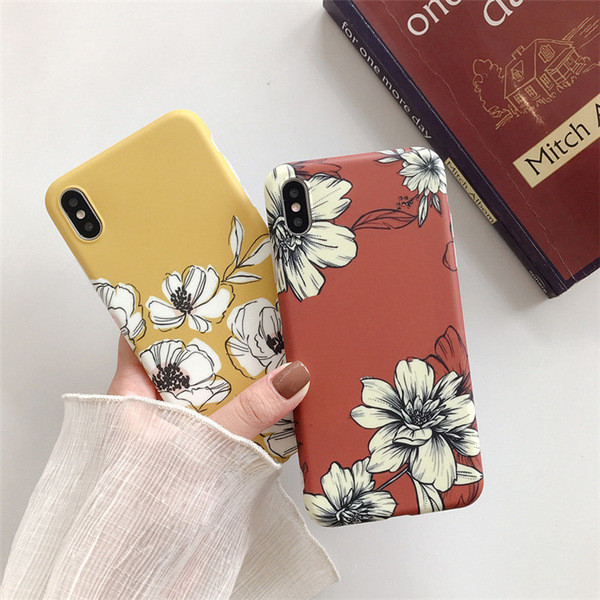 ÚJ Modell tok Iphone X / XS-hez virágmintával - öt modell