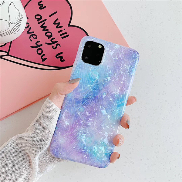 Többszínű, fényes hatású szilikon tok Iphone 11 Pro Max készülékhez