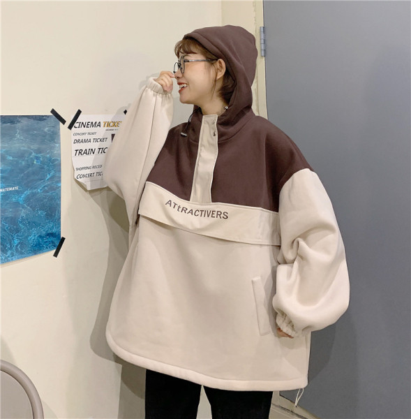 Γυναικείο casual  φούτερ με κουκούλα