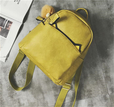 Öko bőrből készült női mindennapi hátizsák többféle színben