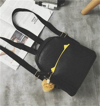 Öko bőrből készült női mindennapi hátizsák többféle színben