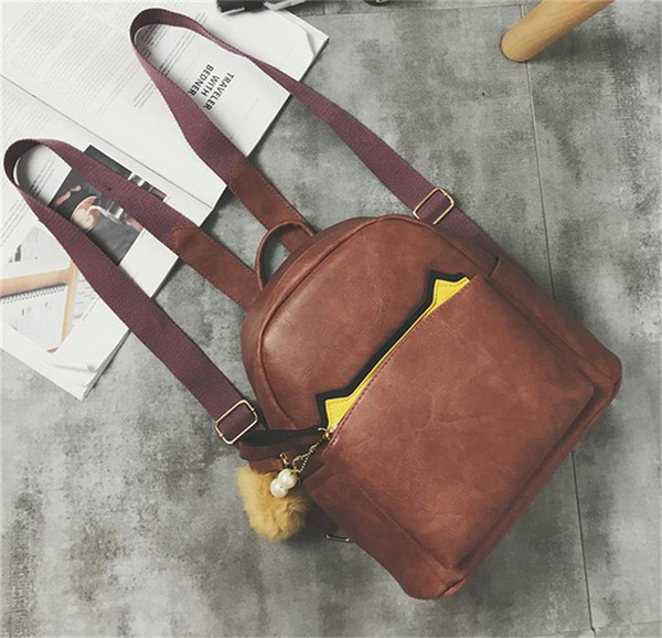 Öko bőrből készült női mindennapi hátizsák többféle színben