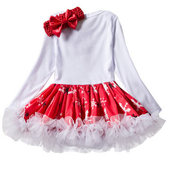 Βρεφικό φόρεμα για κορίτσια με τούλι και εφέ