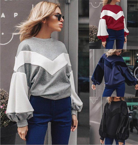 Γυναικεία casual μπλούζα φαρδύ μοντέλο  με στρογγυλό ντεκολτέ σε διάφορα χρώματα