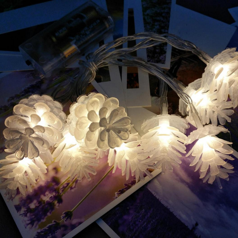 LED φώτα σε σχήμα κώνου σε δύο χρώματα με λευκό και πολύχρωμο φως