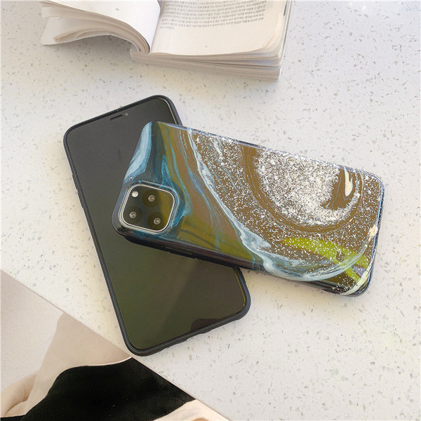 Θήκη Iphone 11 Pro Max με γυαλιστερά σομία και ροζ χρώμα