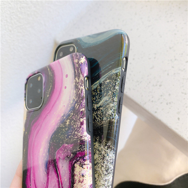 Θήκη Iphone 11 Pro Max με γυαλιστερά σομία και ροζ χρώμα