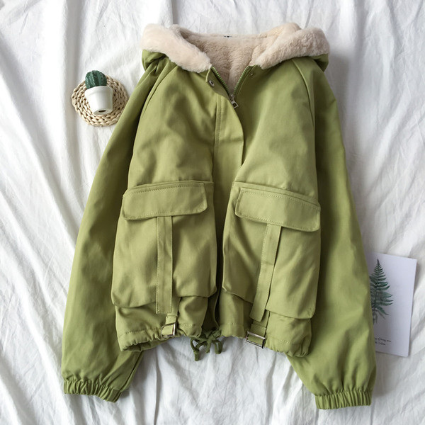 Női alkalmi kabát négy színben, zsebekkel és pehellyel