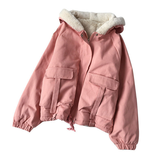 Női alkalmi kabát négy színben, zsebekkel és pehellyel