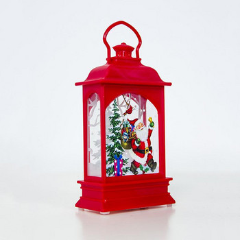 Χριστουγεννιάτικο φανάρι φως LED και διάφορες εφαρμογές σε κόκκινο, χάλκινο, γκρι και λευκό χρώμα