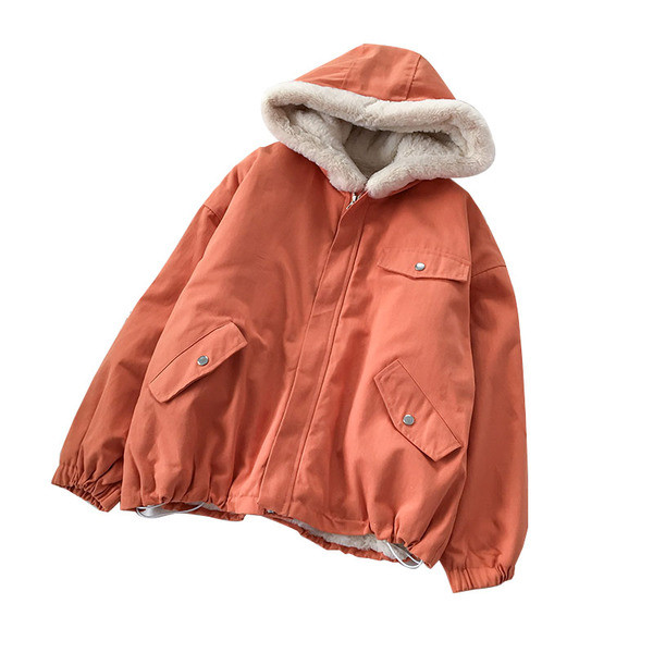 Női alkalmi kabát narancssárga és zöld színben, zsebekkel