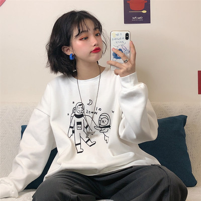 Γυναικεία casual μπλούζα σε τρία χρώματα με εφαρμογή